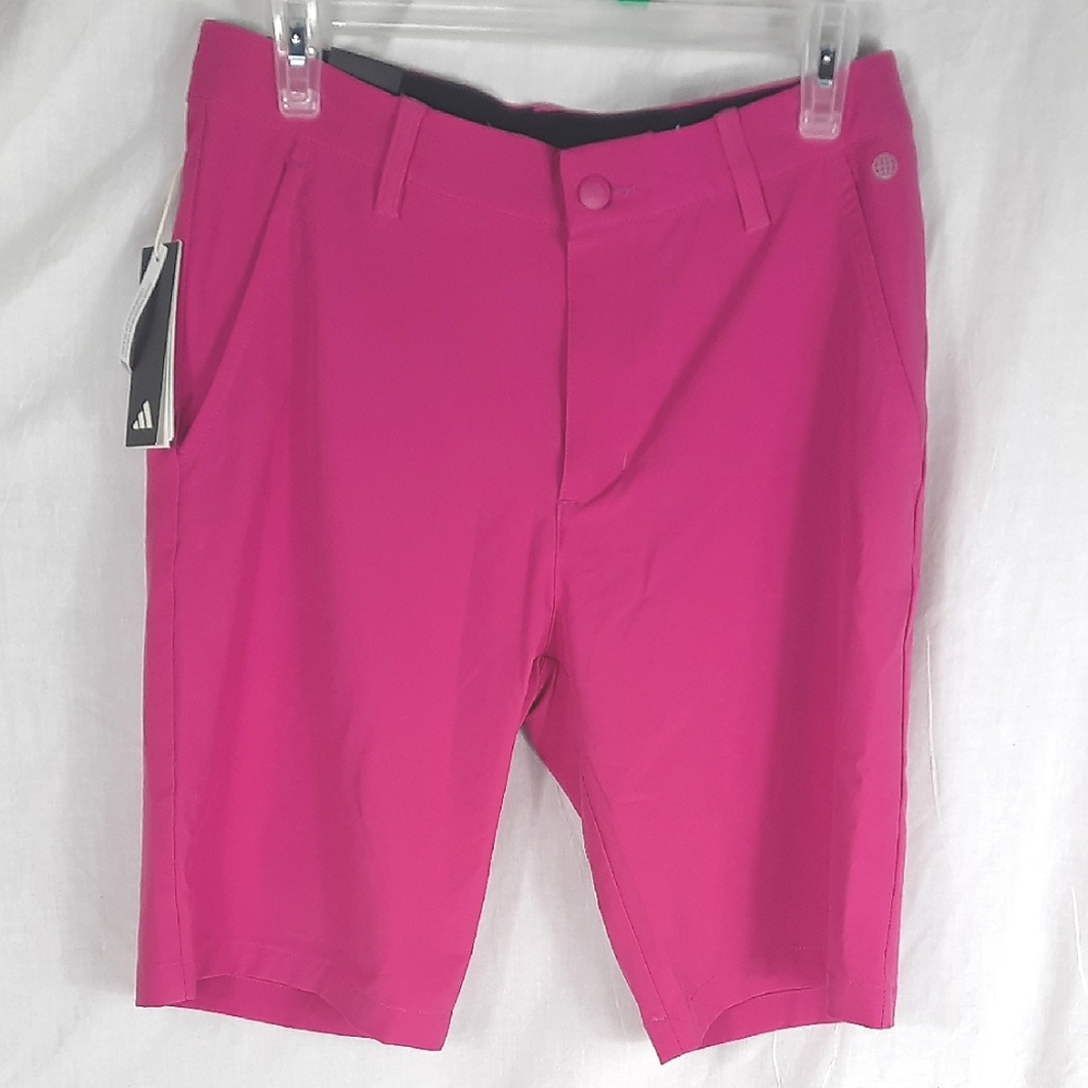 Adidas Mens Ultimate365 10 Inch Golf Shorts 28" Lucid Fushia NEW with tags